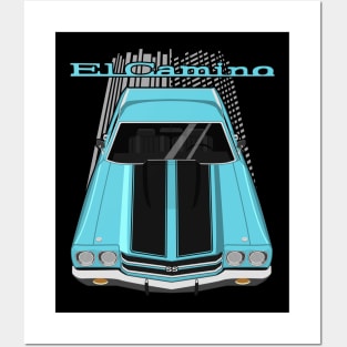 Chevrolet El Camino SS 1970 - turquoise Posters and Art